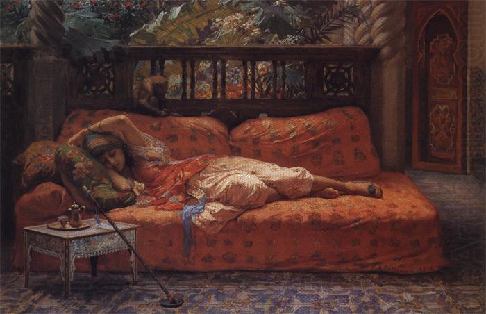 Frederick Arthur Bridgman The Siesta china oil painting image